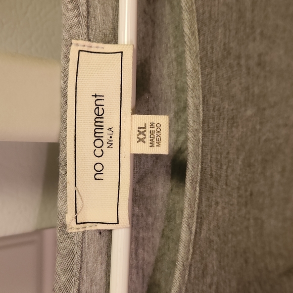 Grey Ruffle Sleeve Shirt - Picture 3 of 4